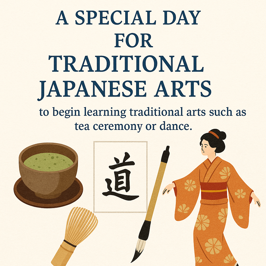 June 6th – A Special Day for Traditional Japanese Arts